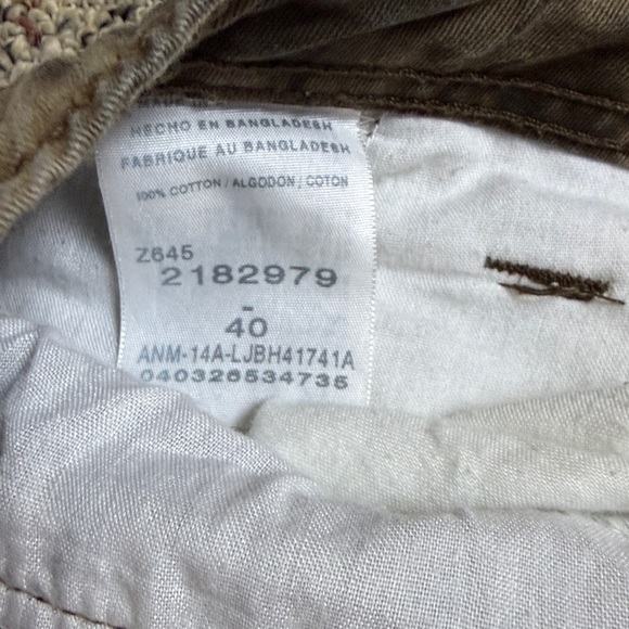 2 Pair Men's Shorts Lee Dungarees Cargo Tropical Print Sonoma Carpenter Brown 40 - Picture 6 of 11